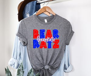 Bearkatz Red and Blue Graphic Tee