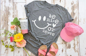 Be Nice or Leave Graphic Tee