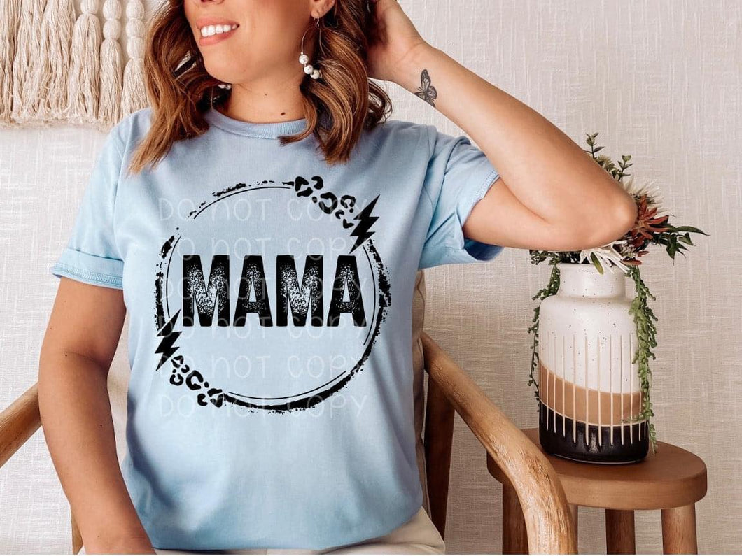 Mama Circle Graphic Tee